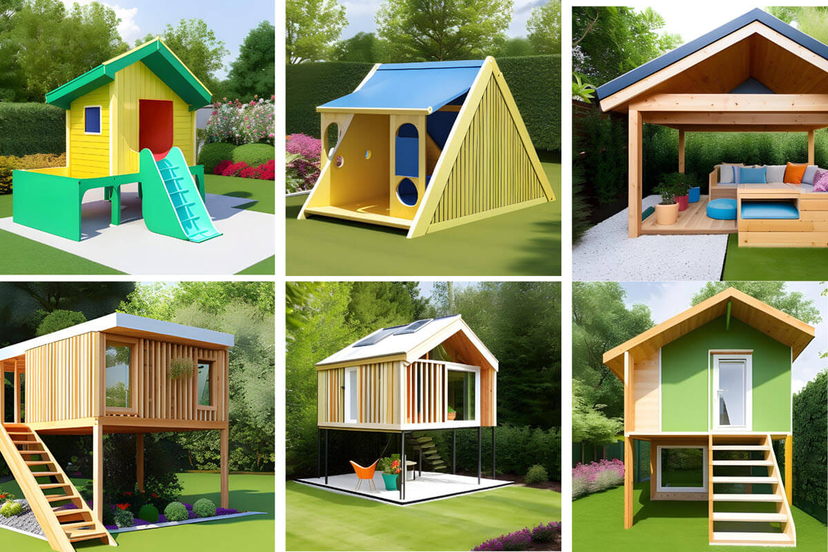 Dětský zahradní domek - návrhy na inspiraci